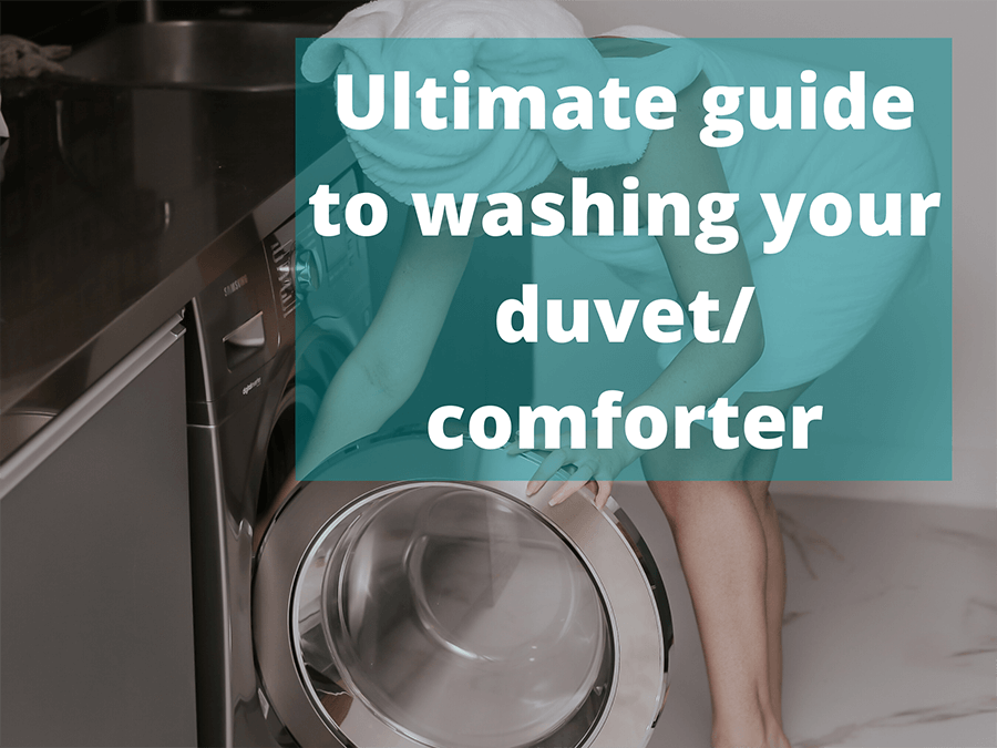 Your guide to washing your duvet/ comforter with alternatives, and instructions