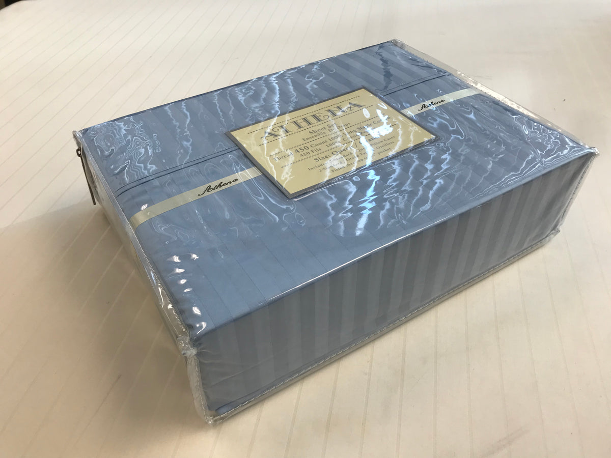 Down Under 450TC Damask Stripe Sheet Set