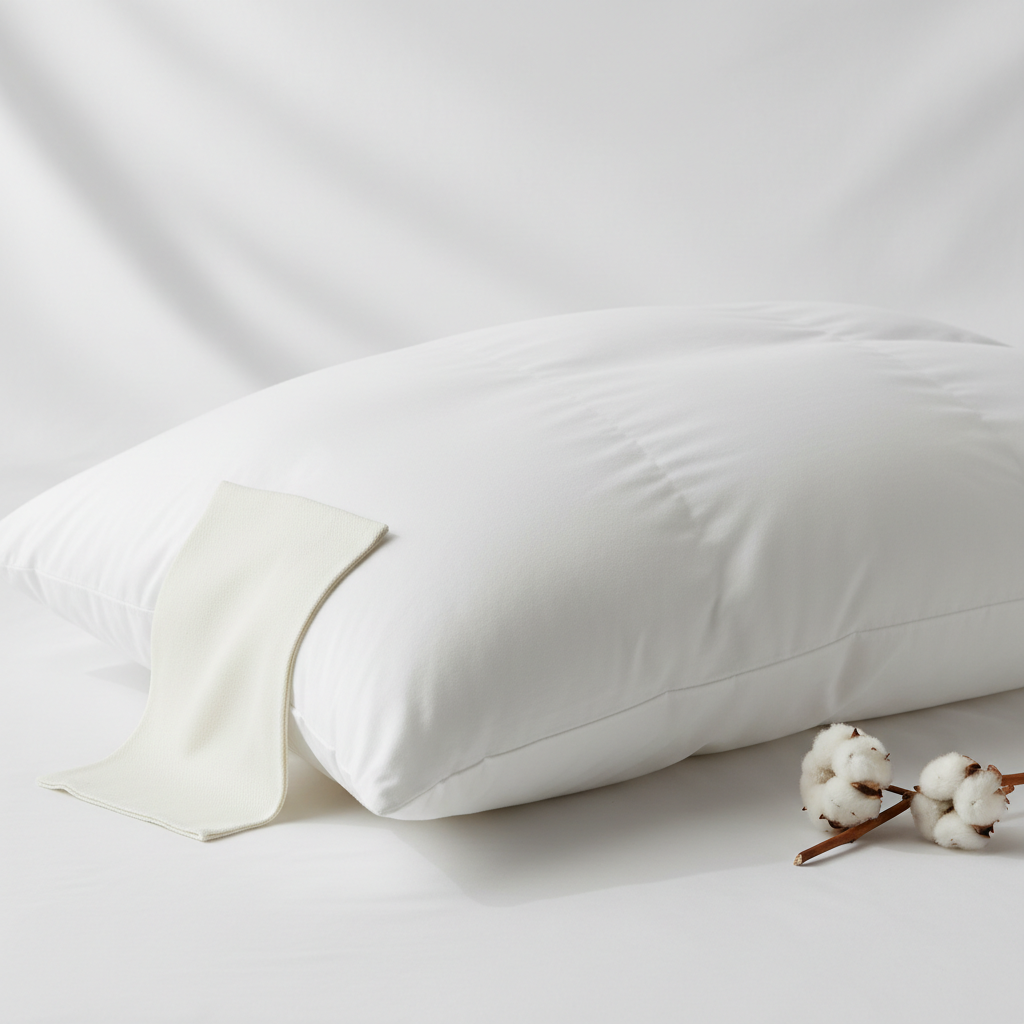White Goose Down Pillow | TENCEL™ & Organic Cotton Shell | 600 Loft