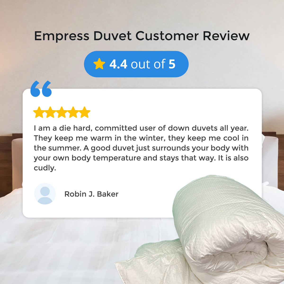 5 star rated duvet