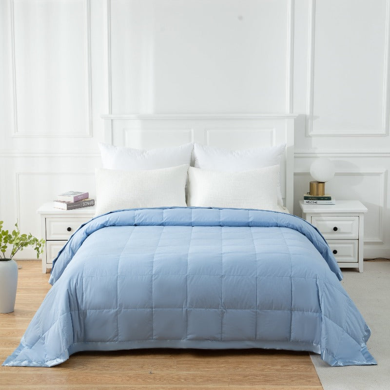 light feather filled quilt