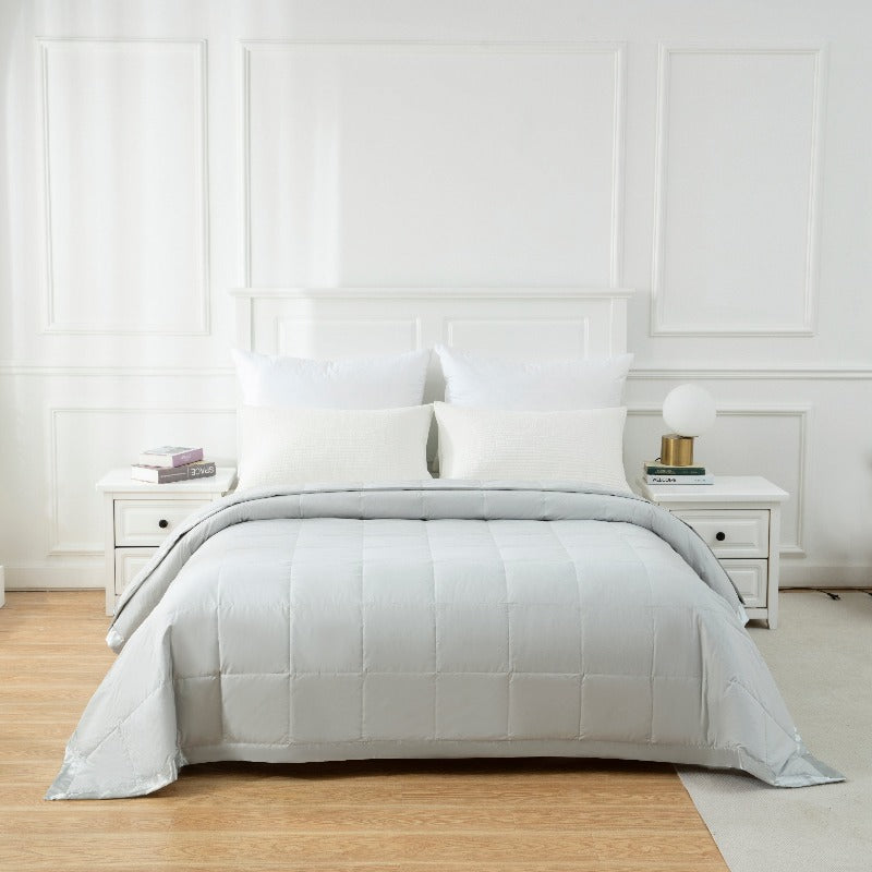 lightweight feather blanket