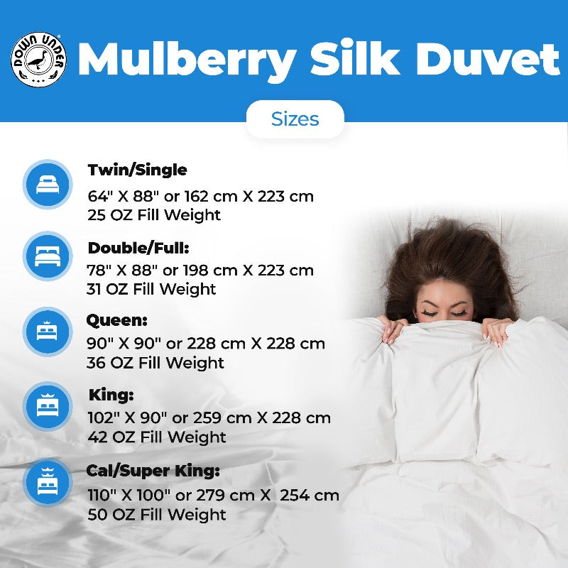 silk duvets canada