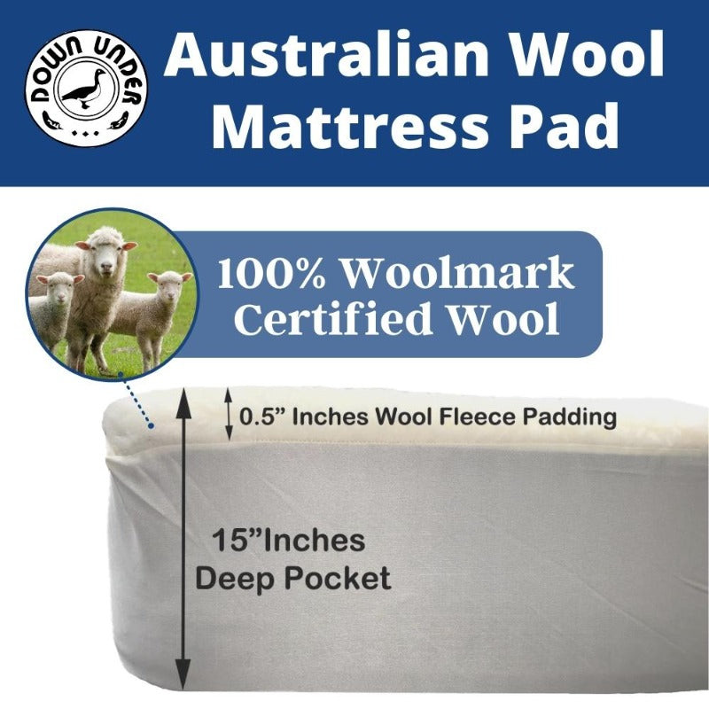 wool mattress topper