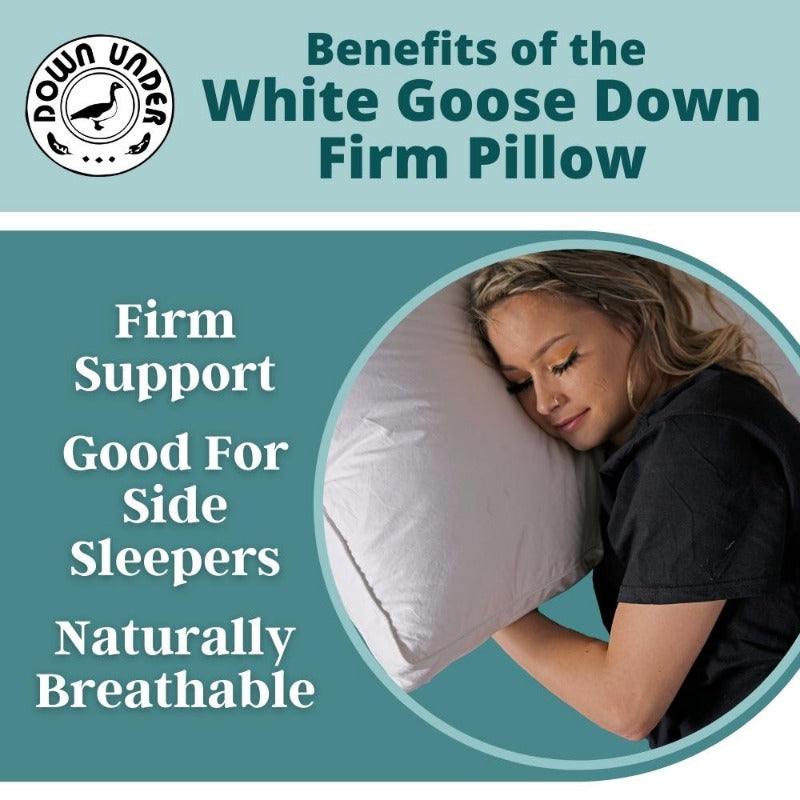down firm pillow