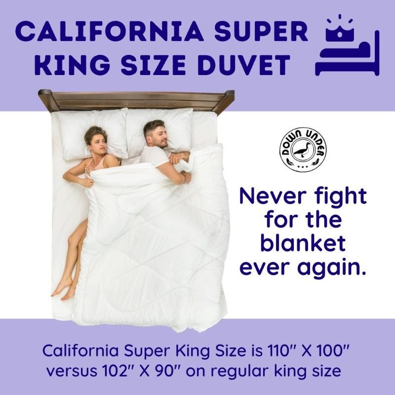 california king duvet