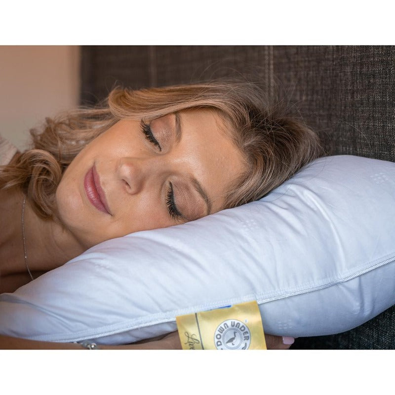 low profile down pillow