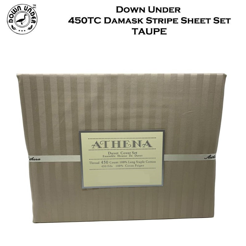 damask stripe sheet set