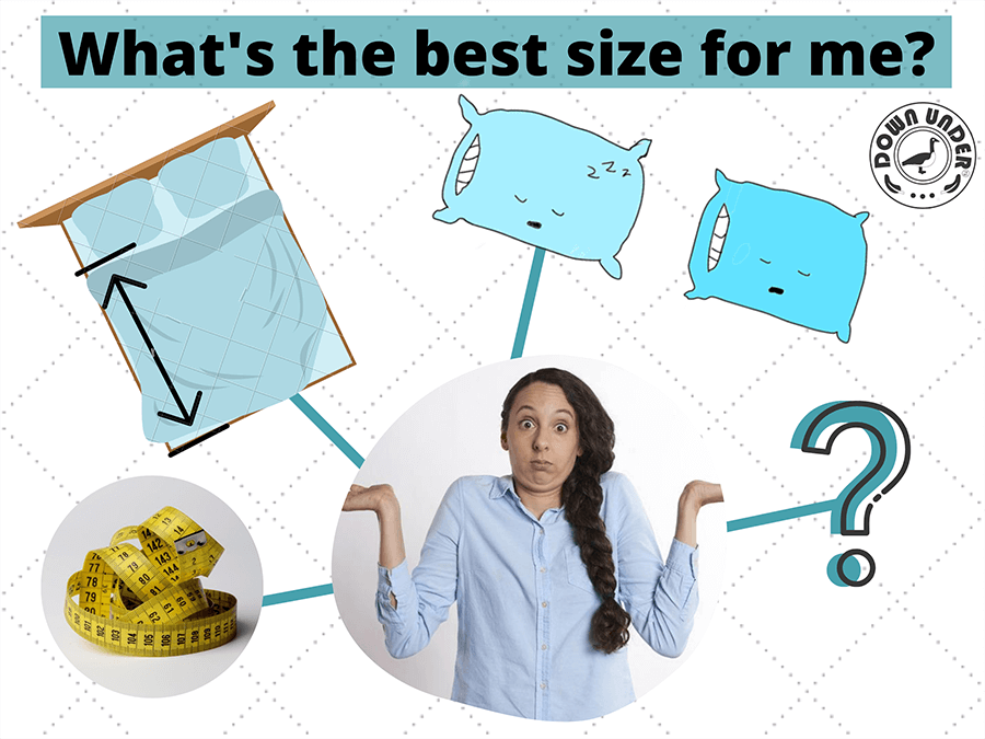 Best Duvet And Pillow Sizes Including California King!