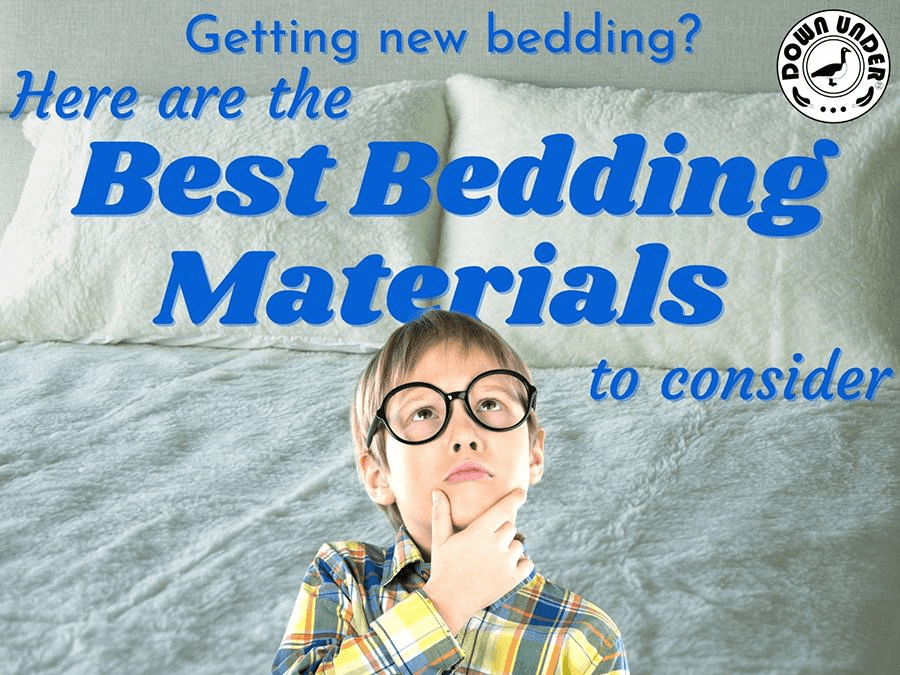 Best bedding Sheet Material
