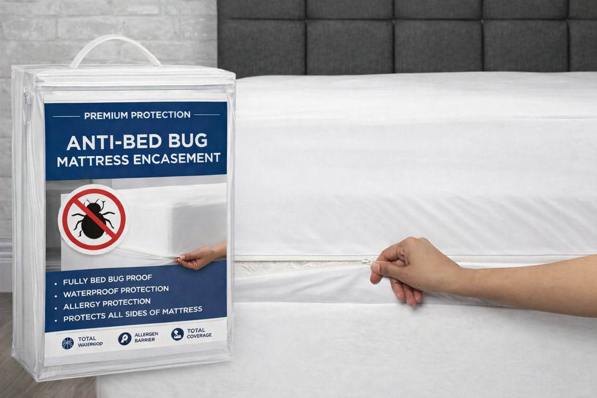 Sensation Anti-Bed Bug Mattress Encasement Protector