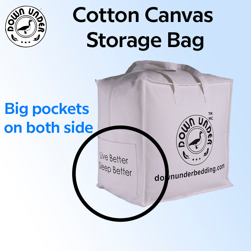 cotton storage bags for bedding