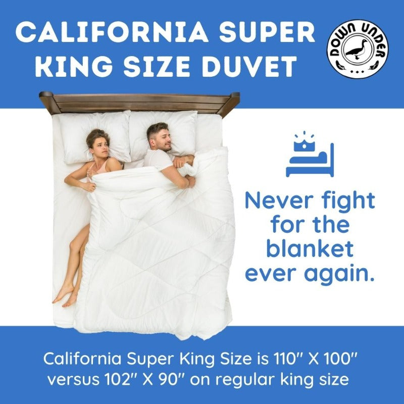 extra large king down comforter